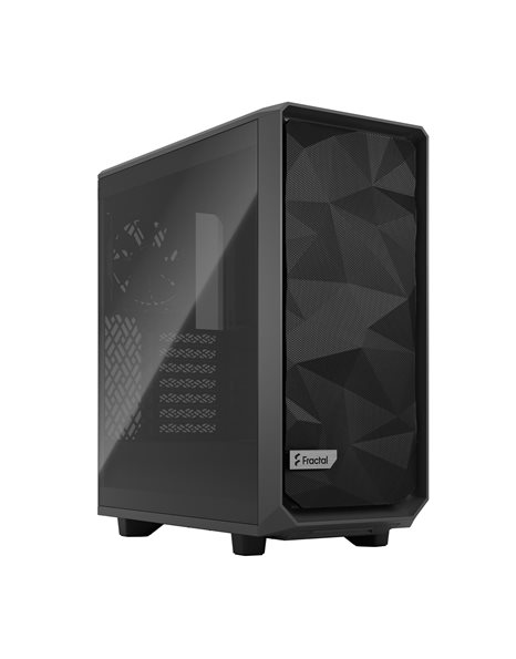 Fractal Design Meshify 2 Compact Light Tempered Glass, Tower, ATX, USB3.1, No PSU, Tempered Glass PC Case, Gray (FD-C-MES2C-04)
