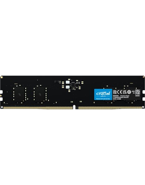Crucial 32GB 4800MHz UDIMM DDR5 CL40 1.1V, Black (CT32G48C40U5)