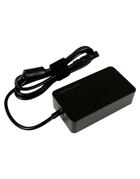 LC-Power LC-NB-PRO-45 Universal Notebook Power Adapter, 45W, 20V, Black (LC-NB-PRO-45)