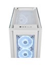 Corsair iCUE 5000X RGB QL Edition, Midi Tower, ATX, USB3.1, No PSU, Tempered Glass PC Case, White (CC-9011233-WW)