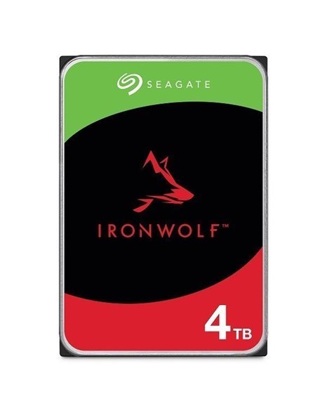Seagate IronWolf 4TB HDD, 3.5-Inch, SATA3, 5400rpm, 256MB Cache, For NAS (ST4000VN006)