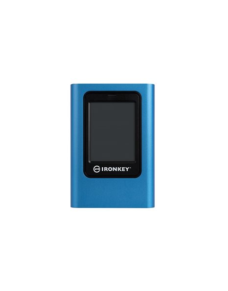 Kingston IronKey Vault Privacy 80 External SSD, 480GB, USB 3.2 Gen 1, Blue (IKVP80ES/480G)