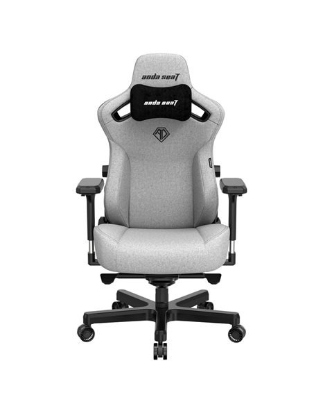 Anda Seat Kaiser-3 XL Fabric Gaming Chair, Grey (AD12YDC-XL-01-G-PVF)