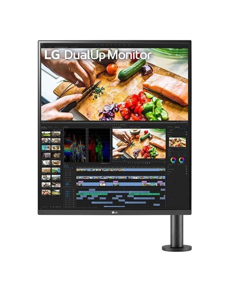LG 28MQ780-B, 27.6-Inch SDQHD IPS Monitor, 2560x2880, 16:18, 5ms, 1000:1, USB, HDMI, DP, Speakers, Raven Black (28MQ780-B)