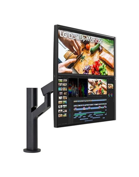 LG 28MQ780-B, 27.6-Inch SDQHD IPS Monitor, 2560x2880, 16:18, 5ms, 1000:1, USB, HDMI, DP, Speakers, Raven Black (28MQ780-B)