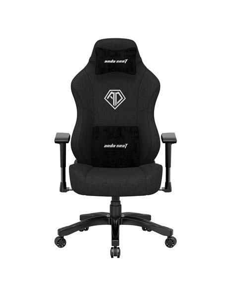 Anda Seat Phantom-3 Large Fabric Gaming Chair, Black (AD18Y-06-B-F)