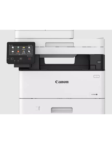 Canon i-SENSYS X 1238i II, A4 Mono Multifunction Laser Printer (Print/Scan/Copy), Duplex, ADF, 1200x1200dpi, 38ppm, USB, Ethernet, WiFi, White (5161C003BA)