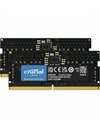 Crucial 32GB Kit (2x16GB) 4800MHz SODIMM DDR5 CL40 1.1V, Black (CT2K16G48C40S5)