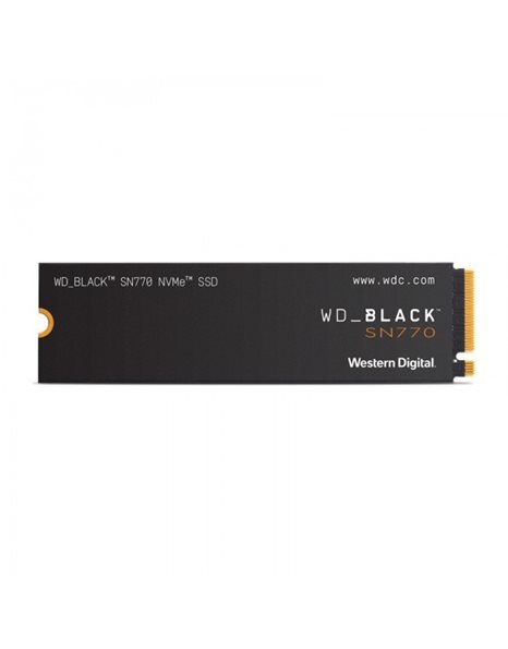 Western Digital Black SN770 500GB SSD, M.2, PCIe Gen4x4, 5000MBps (Read)/4000MBps (Write) (WDS500G3X0E)