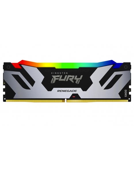 Kingston Fury Renegade Silver RGB 16GB 6400MHz UDIMM DDR5 CL32 1.25V (KF564C32RSA-16)