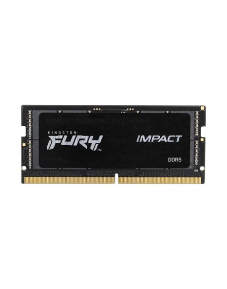 Kingston Fury Impact 8GB 4800MHz SODIMM DDR5 CL40 1.3V, Black (KF548S38IB-8)
