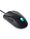 Dell Alienware AW320M Wired Optical Gaming Mouse, 6 Buttons, 19000dpi, Black (545-BBDS)