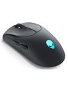 Dell Alienware AW720M Tri-Mode Wireless Optical Gaming Mouse, 8 Buttons, 26000dpi, Dark Side Of The Moon (545-BBDN)
