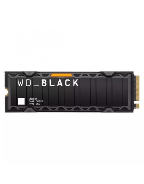 Western Digital Black SN850X 2TB SSD, M.2, PCIe Gen4x4, 7300MBps (Read)/6600MBps (Write), With Heatsink (WDS200T2XHE)