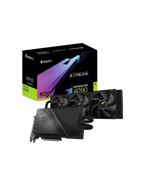 Gigabyte Aorus GeForce RTX 4090 Xtreme Waterforce 24GB GDDR6X, 384-Bit, HDMI, DP (GV-N4090AORUSX W-24GD)