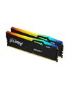 Kingston Fury Beast RGB 32GB Kit (2x16GB) 5600MHz UDIMM DDR5 CL36 1.25V, Black (KF556C36BBEAK2-32)