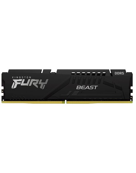 Kingston Fury Beast 16GB 6000MHz UDIMM DDR5 CL36 1.35V, Black (KF560C36BBE-16)