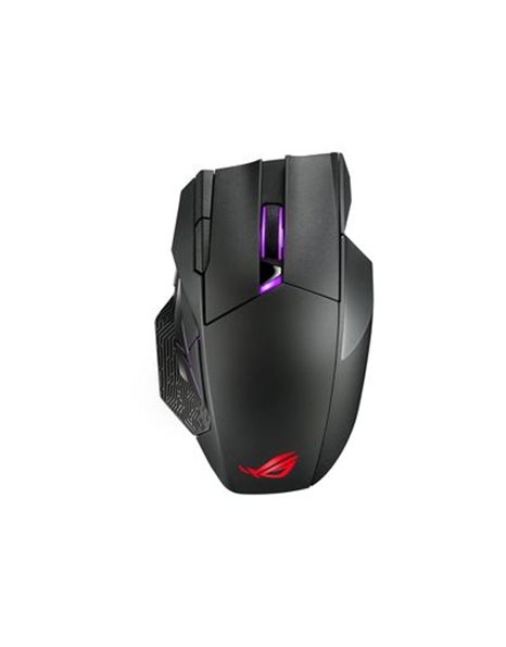 Asus ROG Spatha X Wireless Optical RGB Gaming Mouse, 12 Buttons, 19000dpi, Black (90MP0220-BMUA00)