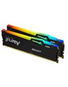 Kingston Fury Beast RGB 32GB Kit (2x16GB) 6000MHz UDIMM DDR5 CL36 1.35V, Black (KF560C36BBEAK2-32)