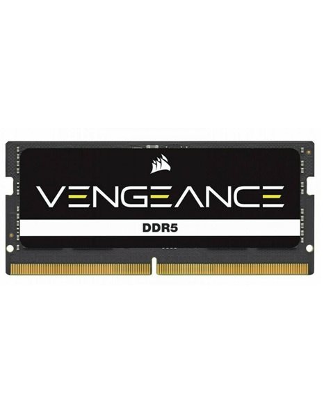 Corsair Vengeance 8GB 4800MHz SODIMM DDR5 CL40 1.1V, Black (CMSX8GX5M1A4800C40)