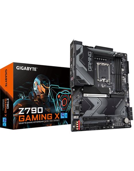 Gigabyte Z790 Gaming X (rev. 1.0), Intel, Socket 1700, ATX, 4xDDR5, 6xSATA3, M.2, Raid, 2.5GLAN, USB3.2, HDMI, DP (Z790 GAMING X)