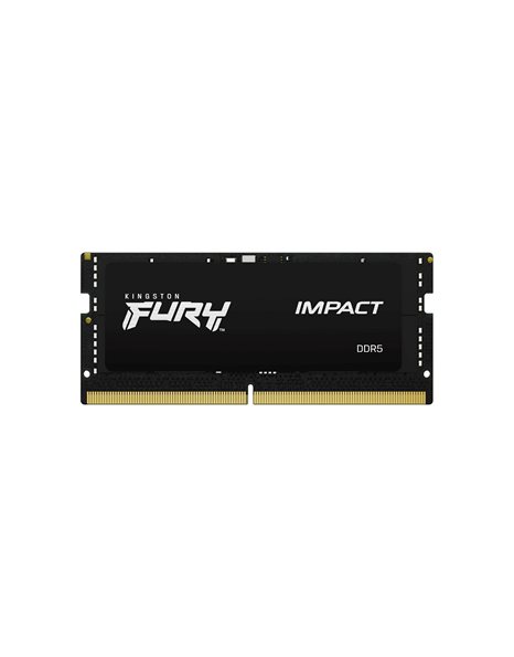 Kingston FURY Impact 16GB 5600MHz SODIMM DDR5 CL40 1.1V, Black (KF556S40IB-16)