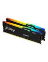 Kingston FURY Beast RGB 32GB Kit (2x16GB) 5200MHz UDIMM DDR5 CL40 1.25V, Black (KF552C40BBAK2-32)