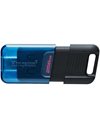 Kingston DataTraveler 80 M USB-C Flash Drive, USB-C, 256GB, Blue/Black (DT80M/256GB)