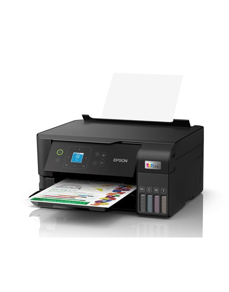 Epson EcoTank L3560, A4 Color Multifunction Inkjet Printer (Print/Scan/Copy), 4800x1200dpi, 33ppm Mono/20ppm Color, USB, WiFi, Black (C11CK58403)
