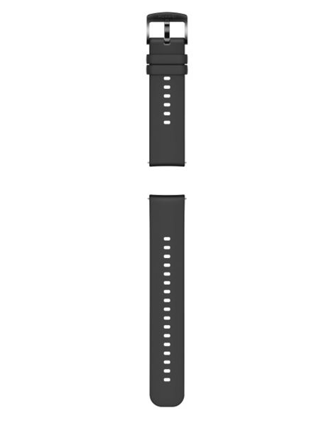 Huawei Watch GT/GT2 Gold 42mm Fluoroelastomer Strap, Black (55031977)