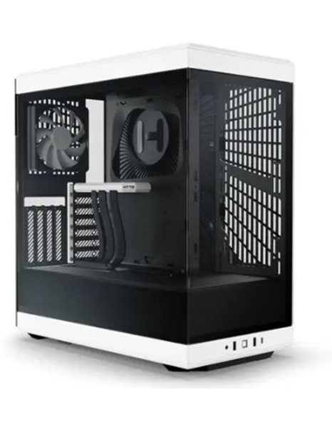 Hyte Y40, Mid Tower, ATX, USB 3.2, No PSU, Tempered Glass, White (CS-HYTE-Y40-BW)