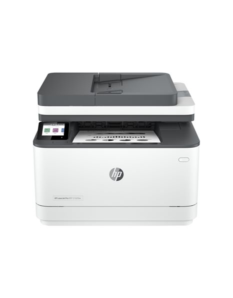 HP LaserJet Pro 3102fdw, A4 Mono Multifunction Laser Printer (Print/Scan/Copy), Duplex, ADF, 1200x1200dpi, 33ppm, Ethernet, WiFi, USB, White (3G630F)