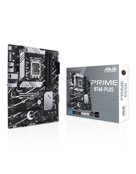 Asus Prime B760-Plus, Intel, Socket 1700, ATX, 4xDDR5, 4xSATA3, M.2, Raid, 2.5GLAN, USB3.2, HDMI, DP, VGA (90MB1EF0-M0EAY0)
