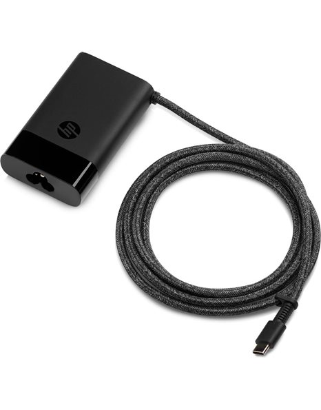HP USB-C 65W Laptop Charger, Black (671R2AA)