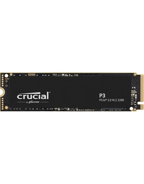 Crucial P3 2TB SSD, M.2, PCIe Gen 3x4 NVMe, 3500MBps (Read)/3000MBps (Write) (CT2000P3SSD8)