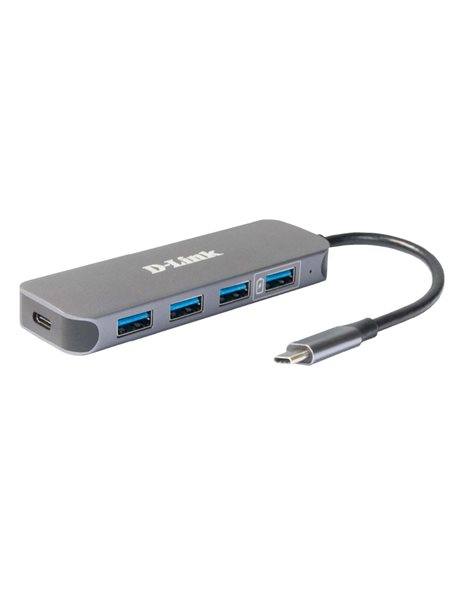D-Link USB-C To 4-Port USB 3.0 Hub With Power Delivery (DUB-2340)
