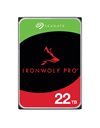 Seagate IronWolf Pro 22TB HDD, 3.5-Inch, SATA3, 512MB Cache, 7200rpm, For NAS (ST22000NT001)
