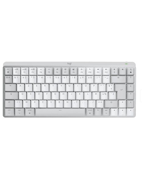 Logitech MX Mechanical Mini Wireless Tactile Quiet Keyboard, US Layout, Light Gray, For MAC (920-010799)