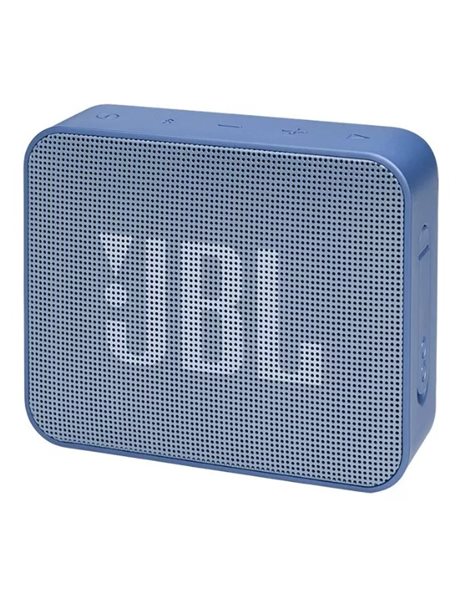JBL Go Essential, Portable Bluetooth Speaker, Waterproof IPX7, Blue (JBLGOESBLU)