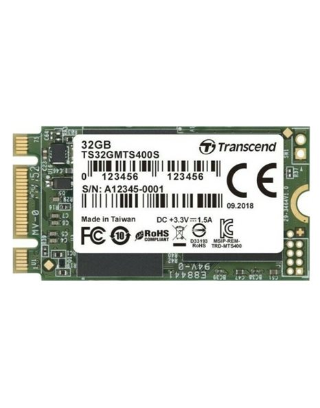 Transcend MTS400S 32GB SSD, M.2 2242, SATA III, 200MBps (Read)/40MBps (Write) (TS32GMTS400S)