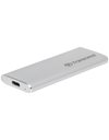 Transcend ESD240C Portable 240GB SSD, USB-C, USB 3.1 Gen2, Up To 520MBps (Read)/Up To 460MBps (Write), Silver (TS240GESD240C)