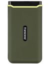 Transcend ESD380C Portable 4TB SSD, USB-C, USB 3.2 Gen2x2, Up To 2000MBps (Read)/Up To 2000MBps (Write), Military Green (TS4TESD380C)