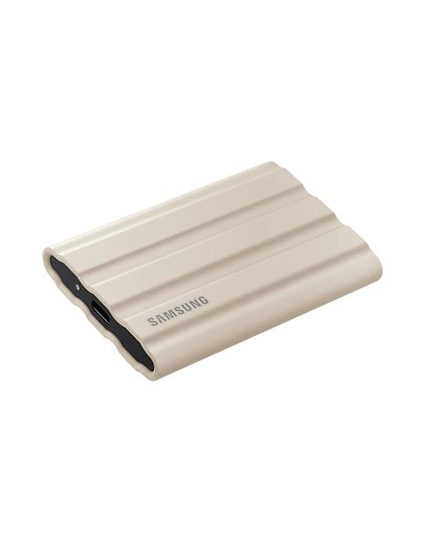 Samsung T7 Shield Portable SSD 2TB, USB-C, USB 3.2 Gen2, 1050MBps (Read)/1000MBps (Write), Beige (MU-PE2T0K/EU)