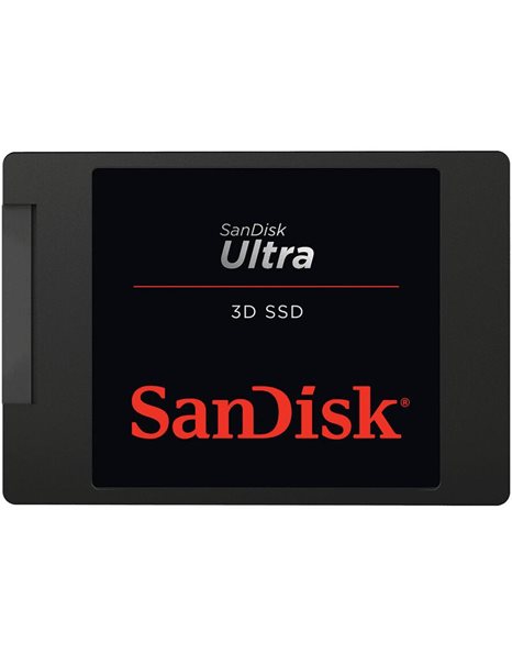 SanDisk Ultra 3D 500GB SSD, 2.5-Inch, SATA III, 560MBps (Read)/510MBps (Write) (SDSSDH3-500G-G26)