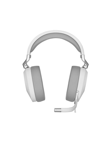 Corsair HS65 Surround Over Ear Wired Gaming Headset, 3.5mm, White (CA-9011271-EU)