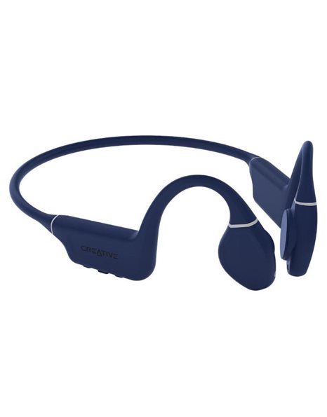 Creative Outlier Free Pro Wireless Bluetooth Waterproof Bone Conduction Headphones, Midnight Blue (51EF1081AA000)