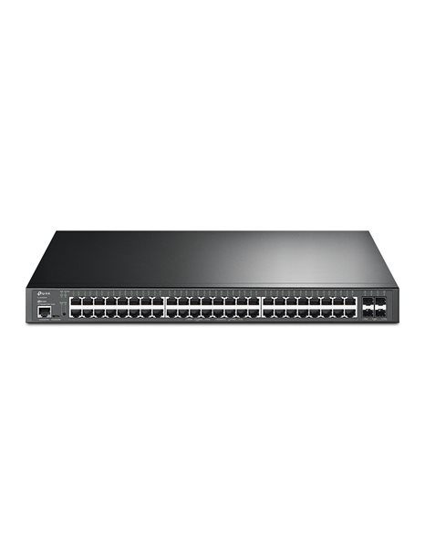 TP-Link TL-SG3452XP JetStream 48-Port Gigabit & 4-Port 10GE SFP+ L2+ Managed Switch With 48-Port PoE+, v1, Black (TL-SG3452XP)