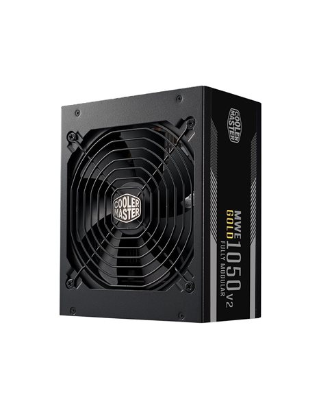 CoolerMaster MWE Gold V2, 1050W Power Supply, 80+ Gold, Active PFC, Full Modular, 140mm Fan (MPE-A501-AFCAG-3EU)