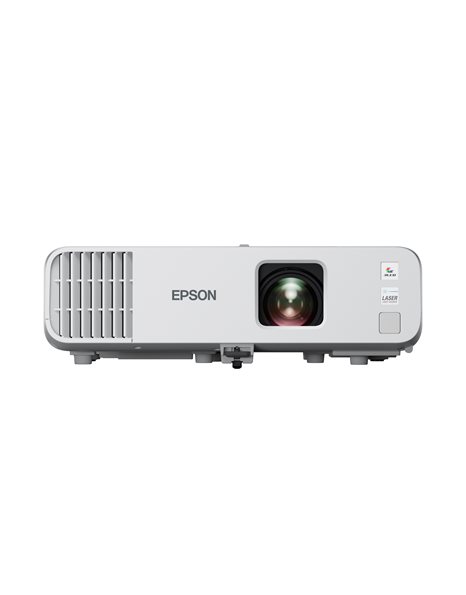 Epson EB-L260F 3LCD Projector, 1920x1080, 16:9, 2500000:1 Contrast, 4600 Lumens, USB, HDMI, VGA, Ethernet, WiFi, Speakers, White (V11HA69080)