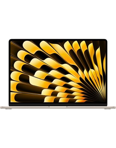 Apple Macbook Air, M2/15.3 Retina/8GB/256GB SSD/10-Core GPU/Webcam/MacOS, Starlight, US (2023)